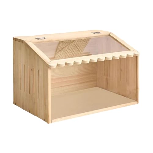 Baoblaze Chick Broodter Box Chicken Coop, kleine Tiere Lebensraum, Holzkäfig für Küken Hamster Vögel Enten Vorräte, 60x30x30cm von Baoblaze