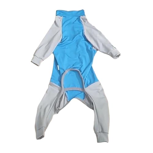 Baoblaze Dehnbarer Hunde-Pyjama, 4 Beine, Haustier-Hundekleidung, dehnbarer, Leichter 4-Bein-Overall, Heimtierbedarf von Baoblaze