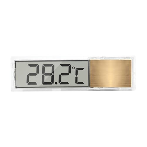 Baoblaze Digitales Aquarium-Thermometer, Aquarium-Temperaturmessgerät, Temperaturanzeige für Aquarium, Wassertank, Schildkrötentank, Golden von Baoblaze