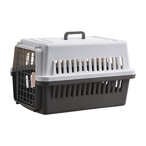 Baoblaze Dog Travel Kennel Pet Supplies Animal Carrier Hard Sided Pet Carrier für Katzen im Freien, Leichter Kaffee von Baoblaze