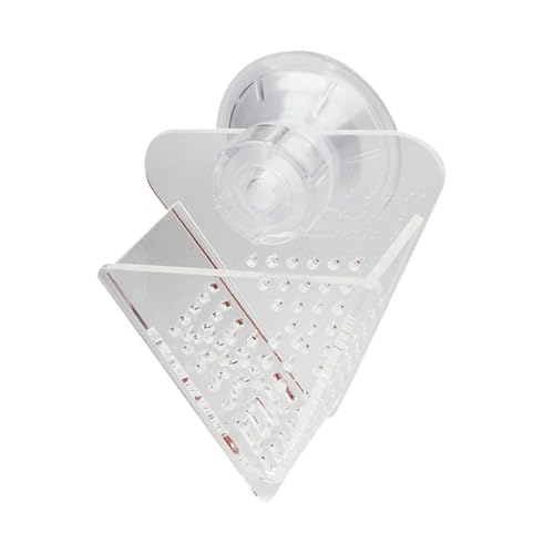 Baoblaze Fisch-Futternapf mit Saugnapf, Acryl-Dreieck, einfach zu verwenden, praktisch, transparent, Artemia-Futterspender für sinkendes Futter Baoblaze Fisch-Futternapf mit Saugnapf, Acryl-Dreieck, einfach zu verwenden, praktisch, transparent, Artemia-Futterspender für sinkendes Futter von Baoblaze