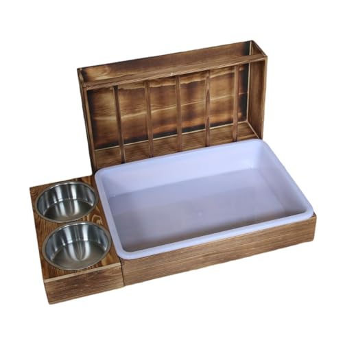 Baoblaze Futterstation für Kaninchen, 3-in-1, Heu-Futterstation für Kaninchen mit Katzentoilette, Katzentoilette, für den Außenbereich, für Meerschweinchen, Baoblaze Futterstation für Kaninchen, 3-in-1, Heu-Futterstation für Kaninchen mit Katzentoilette, Katzentoilette, für den Außenbereich, für Meerschweinchen, von Baoblaze
