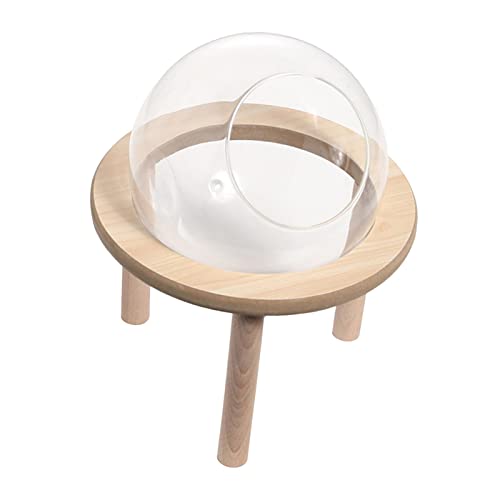 Baoblaze Hamster-Sandbad-Container, Kleintierbad, WC-Lebensraum-Zubehör, großes Holz-Badezimmer, Hamster-Sandbad-Box für Mäuse, Rennmäuse, 15CM von Baoblaze