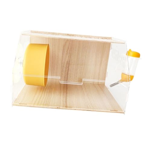 Baoblaze Hamsterkäfig Hamster Habitat Transparentes Übungsspielhaus mit Wasserzufuhr aus Acryl für Mäuse Rennmäuse Hamster Kleintiere von Baoblaze