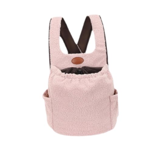 Baoblaze Haustier-Tragerucksack, Hunde-Brusttasche, Reisetasche, Neuheit, atmungsaktiv, tragbar, Haustier-Tragetasche, Katzen-Tragetasche für Spaziergänge im, Rosa von Baoblaze