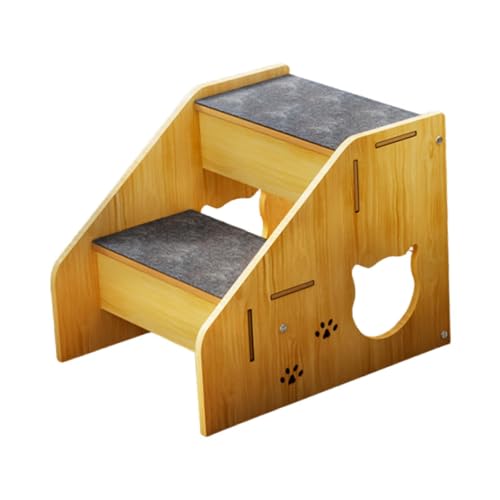 Baoblaze Haustiertreppe aus Holz, Kletterleiter für Hunde, Haustierbedarf, rutschfest, tragbar für Bett, Haustier-/Katzentreppe, Hundetreppe, Leiter von Baoblaze