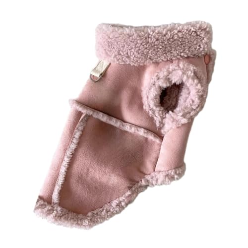 Baoblaze Hunde-Winterweste, Hunde-Schneejacke mit D-Ringen für mittelgroße kleine Hunde, Warmer Wintermantel, Haustier-Outdoor-Jacke für Park, Picknicks, Rosa, Xs von Baoblaze