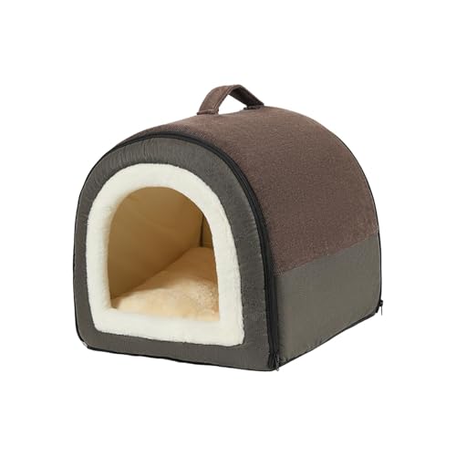 Baoblaze Hundehütte für Haustiere, Katzen und Hunde, faltbar, weiches Zwingerbett, Hundezelt, Tierheim, Katzennest, Welpenhöhle für Katzen, kleine und, L von Baoblaze