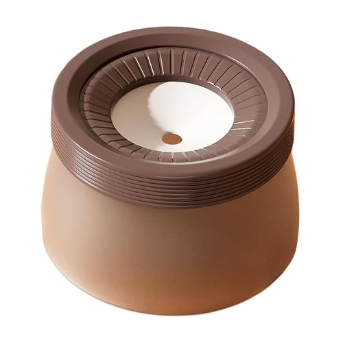 Baoblaze Hundenapf mit Rutschfestem Boden, tropffreier Hundewassernapf für Haustiere, Katzen, 1200ml Braun von Baoblaze