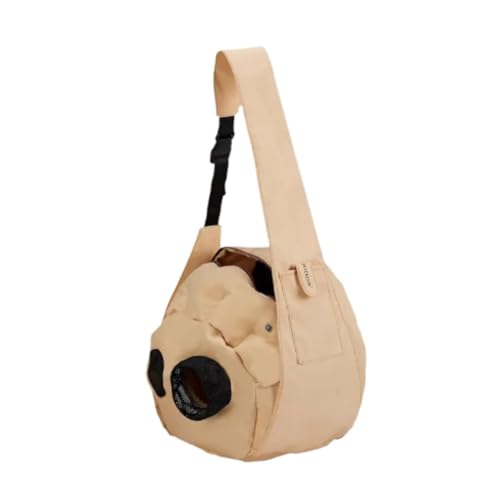 Baoblaze Hundetragetasche, Katzentragetasche, arbeitssparend, Tragkraft bis zu 10 kg, Katzentragetasche, tragbar, atmungsaktiv, Netznest, Haustiertragetasche, Beige von Baoblaze