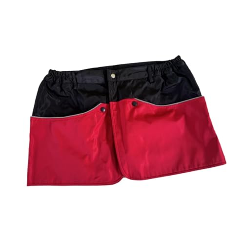 Baoblaze Hundetraining Schürze mit Taschen, LIGT -Gewicht für Trainingsaktivitäten im Freien, die Schürze wasserdichte Hundetrainingshorts servieren, Red L von Baoblaze