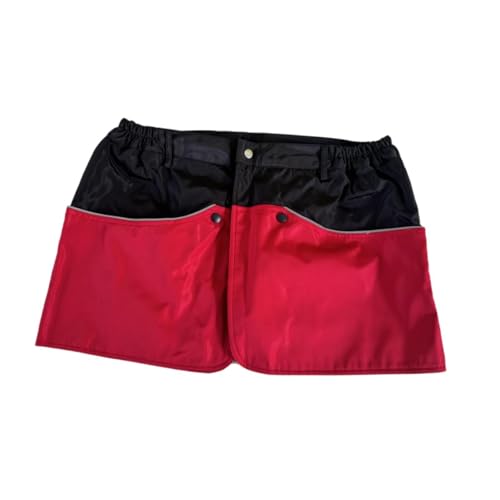 Baoblaze Hundetraining Schürze mit Taschen, LIGT -Gewicht für Trainingsaktivitäten im Freien, die Schürze wasserdichte Hundetrainingshorts servieren, Red M von Baoblaze