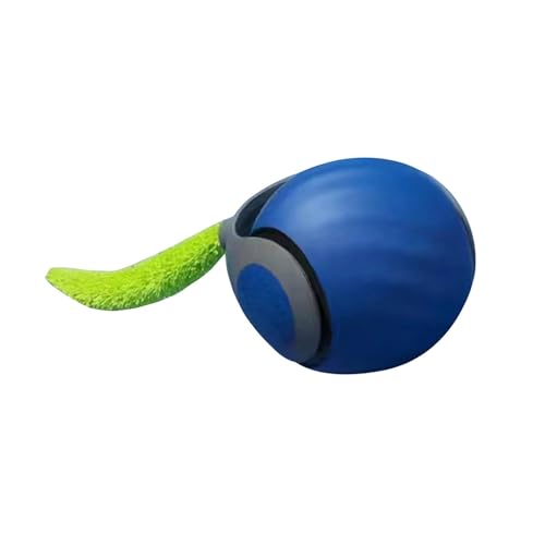 Baoblaze Interaktiver Katzenspielzeugball, automatisches Katzenspielzeug, Leichter, intelligenter, Verstellbarer, beweglicher Ball, rollender Ball zum Jagen, Blau von Baoblaze