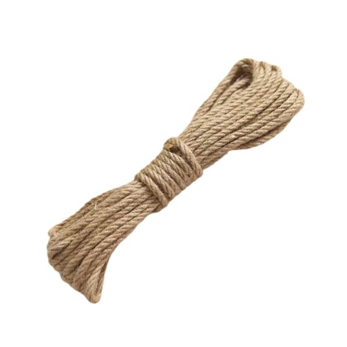 Baoblaze Jute -Seil für Katzen, Jute Cat Toy Seilhandhand für Baumteppich, für Kratzer, Kratzerpfosten, M von Baoblaze