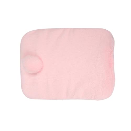 Baoblaze Kaninchenbett Hasenunterlage Matte Hundebett Zwingerunterlage Matte Plüschnest Kleintierbett Matte Meerschweinchenbett für Meerschweinchen Kaninchen, Rosa von Baoblaze