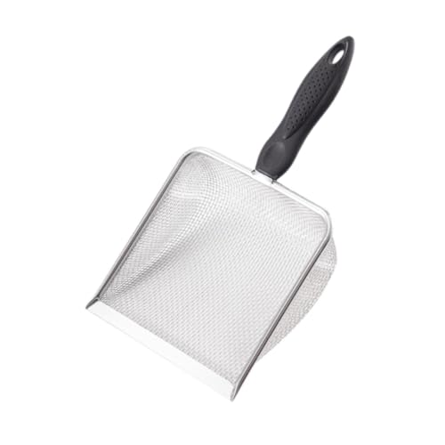 Baoblaze Katzen Müll Schaufel Kitty Metal Scooper Reinigungswerkzeug Hochleistungssand Sifter Katzenstreu Schaufel Sieben Schaufeln für Welpen, Mesh 4.3x4.3 Mm von Baoblaze