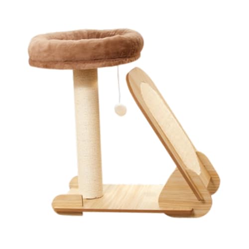 Baoblaze Katzenbaum für den Innenbereich, Katzenturm, Katzenhaus, interaktives Spielzeug, Schutz der Möbel, Kratzbaum, Katzenbett für Kätzchen, spielende von Baoblaze