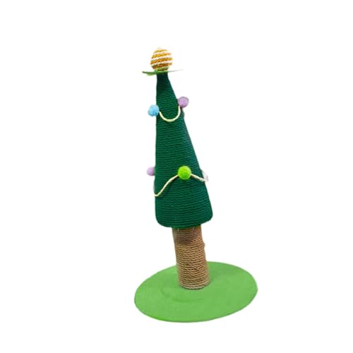 Baoblaze Katzenkratzbäume für Hauskatzen, Katzenkratzbaum, Weihnachtsbaum, Sisal-Ornament, Haustierspielzeug, Katzenkratzbäume für Kätzchen, l von Baoblaze