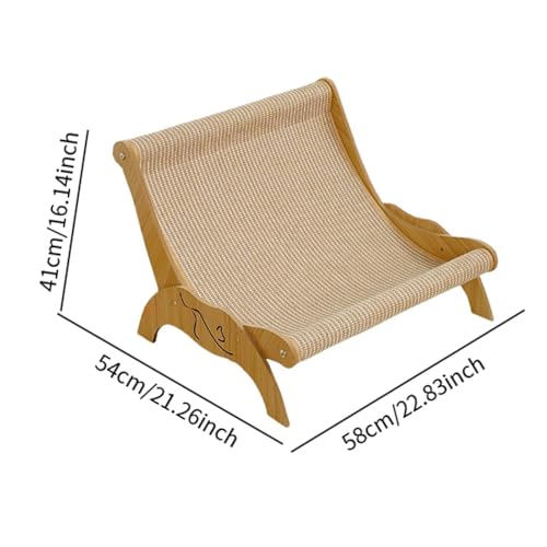 Baoblaze Katzenkratzer -Lounge Bett Katzen Couch Bett Training Kratzspielzeug Kratzmatte Schützen Möbel für Kätzchen Kitty Haustier Geschenk, 58x54x41cm von Baoblaze