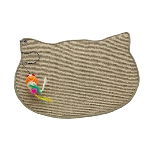 Baoblaze Katzenkratzmatte Kratzer Teppich Verschleiß resistente Schleifklauen Möbel Beschützer schützen Sofa Bodenwand Teppiche Spielen Pad Pad Pad Pad, Grau von Baoblaze