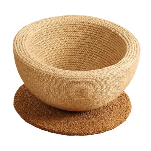 Baoblaze Katzenkratznapf, Katzenkratzlounge, Sisal-Katzenbett, Kätzchen-Schlafnest zum Schutz der Kätzchenmöbel vor Krallenschleifen von Baoblaze