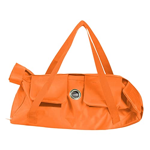 Katzenpflegetasche, Anti-Kratzer, Anti-, atmungsaktive, Bequeme Rückhaltetasche, zum Nagelschneiden, Baden, Maniküre, Reinigen, Krallenpflege, Orange 37cmx24cm S von Baoblaze