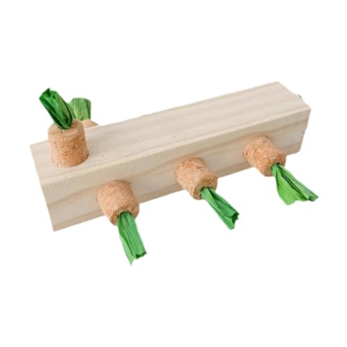 Baoblaze Kaustopper-Spielzeug aus Holz für Vögel, Trainingsspielzeug, Vogelsitzstange, Futtersuchspielzeug für Vögel, Papageienkäfig, beißspielzeug für von Baoblaze