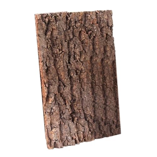 Baoblaze Korkfliesen Hintergrund, Natürliche Reptilien-Klettermatte, Korkfliesen Hintergrund, Cork Bark Backdrop Reptile Climbing Mat für Spinne, Gecko, Eidechse, Chamäleon, 30cmx40cm von Baoblaze