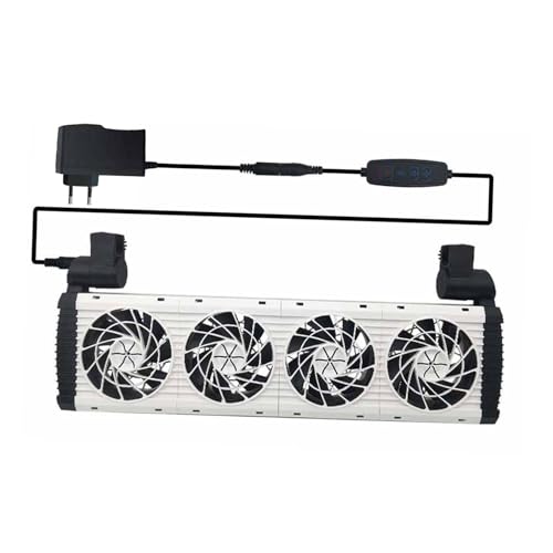 Baoblaze Kühler für Aquarien, Kühlventilator für Aquarien, Haustierbedarf für Aquarien, leiser Innenventilator für Aquarien, Kühlventilator für Aquarien (4 von Baoblaze