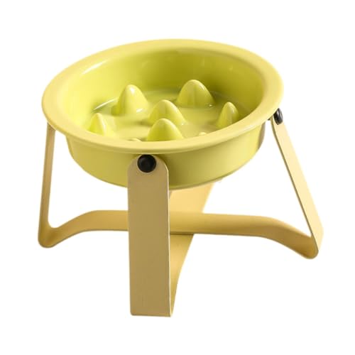 Baoblaze Langsame Feeder Dog Cat Bowl, langsame Fütterung, einfache Reinigung, nordische tragbare -Lebensmittel -Lagerbehälter für Katzen Haustierhunde, GrÜn von Baoblaze