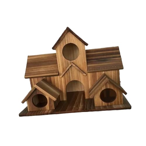 Baoblaze -Nest, Vogelhäuschen aus Holz, für Garten, Terrasse, Hof, Unterschlupf, Hängehütte für Kardinäle, Sittiche, Drosseln, Schlafplätze von Baoblaze