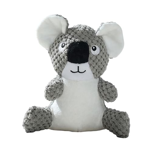 Baoblaze Niedliches quietschendes Spielzeugtier für Hunde, Kauspielzeug für Welpen, Selbstunterhaltung, interaktives Spielzeug mit integriertem Sound für, Koala von Baoblaze