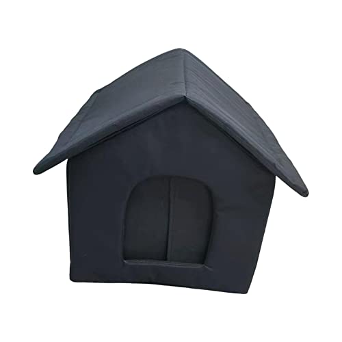 Baoblaze Oxford Cloth Stray Cats Shelter Wetterfestes Winterbett Outdoor Wilde Katzen Warmes Haus, 40 cm x 35 cm x 40 cm von Baoblaze