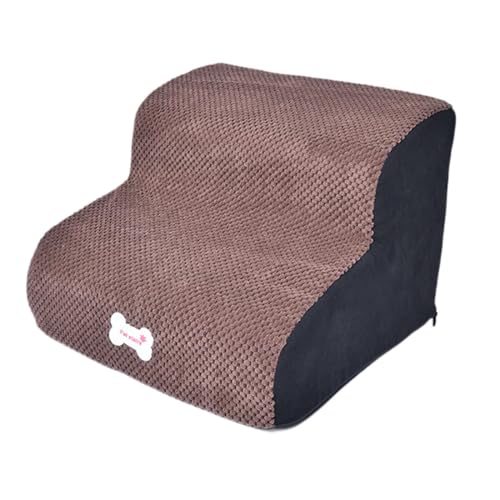 Baoblaze Rampenstufen für Haustiere, Hundetreppe, Mehrzweck, leicht, bequem, hochdichter Schwamm, für die Couch, kleine Haustiere, für den, Kaffee 30cm Höhe von Baoblaze