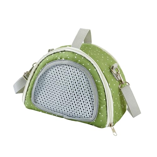 Baoblaze Reisetragetasche für Hamster, Tragetasche für Meerschweinchen, atmungsaktive Reisehandtasche für kleine Eichhörnchen, für Mäuse, Ratten, Zwerge und, GrÜn von Baoblaze