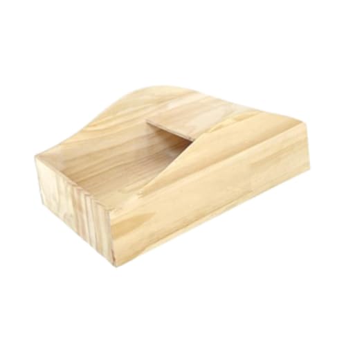 Baoblaze Sandbadebox für Hamster, Dusche für Kleintiere, Versteck, aus Holz, Sandbadbehälter, für Mäuse, Rennmäuse, Chinchillas, Kleintiere, Hamster, L von Baoblaze