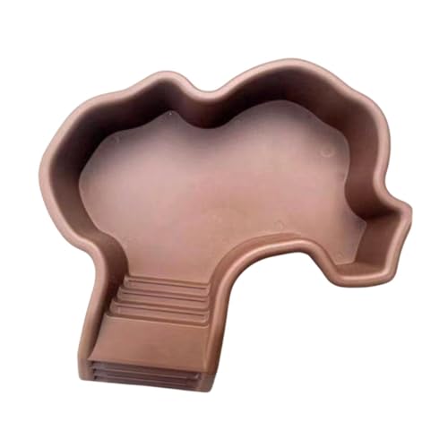Baoblaze Schildkröte Lebensmittelschale mit Rampe, Wasserschale Haustier Vorräte Ornament Badepool Reptilien Wasserschale für bärtige Drachenhörnere Frösche, Ohne Schlauch Baoblaze Schildkröte Lebensmittelschale mit Rampe, Wasserschale Haustier Vorräte Ornament Badepool Reptilien Wasserschale für bärtige Drachenhörnere Frösche, Ohne Schlauch von Baoblaze