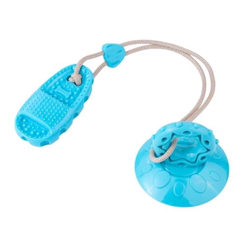 Baoblaze Slipperform PET TUG TUG Toy Zahnreinigung Spielzeugzähne-Reinigungskauen tragen resistente anregende Schlepper von Spielen Haustier Spielzeug für, Blau von Baoblaze