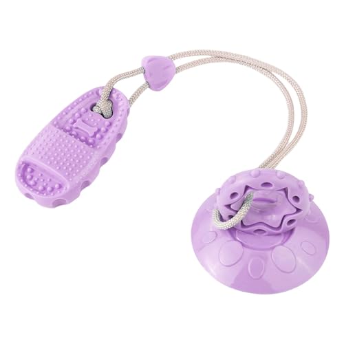 Baoblaze Slipperform PET TUG TUG Toy Zahnreinigung Spielzeugzähne-Reinigungskauen tragen resistente anregende Schlepper von Spielen Haustier Spielzeug für, Lila von Baoblaze