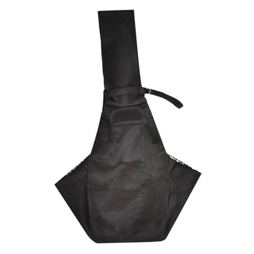 Baoblaze Tragetasche für Haustiere, weiche Tasche, Kätzchen, Kaninchen, Handtasche aus Polyester, für Hunde und Katzen, Umhängetasche für Park, Reisen, Schwarz von Baoblaze