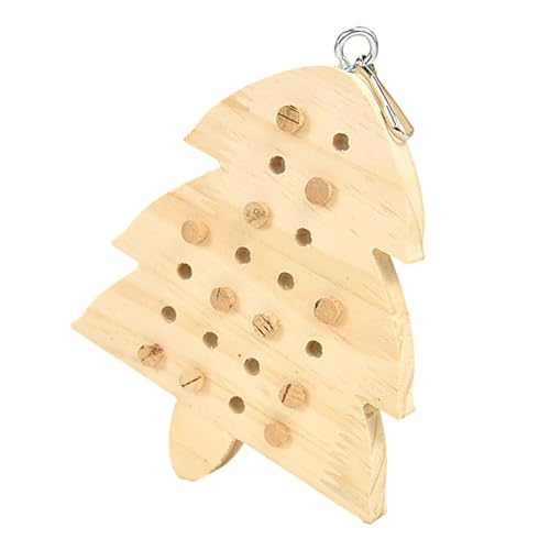 Baoblaze Vogel-Kauspielzeug, Papageienspielzeug, Holzspielzeug, Anhänger, Vogelkäfig, Hängespielzeug für Aras, kleine, mittelgroße und große Vögel, Sittiche, Baum von Baoblaze