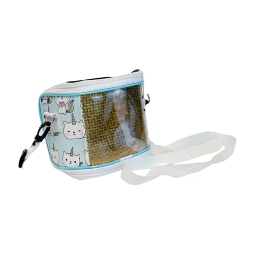 Baoblaze Vogel-Tragetasche, Umhängetasche, Hamster-Tragetasche, transparente Handtasche, Reisetasche für Kleintiere für Ausflüge, Spaziergänge, Reisen, Camping, Einhorn von Baoblaze