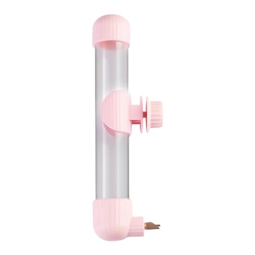 Baoblaze Vogeltränke, automatisches Trinkgerät, Vogelwasserspender, Papageientränke, tragbar, für Sittiche, Wachtelpapageien, Rosa 220 ml von Baoblaze