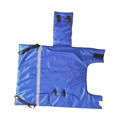 Baoblaze Wadenwarme Kleidung, Oxford-Stoff, hält die Waden warm, wasserdicht, bequem, Wadendecken, Jacke, verstellbare Wadenjacke, Blau, L von Baoblaze