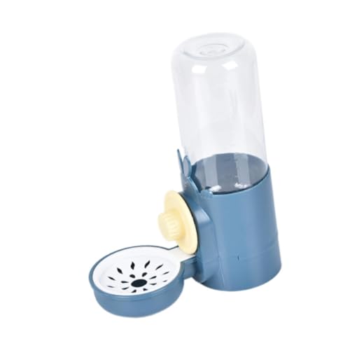 Baoblaze Wasserspender für Haustiere, Tränke, auslaufsicher, 500 ml, Wassernapf, Heimtierbedarf, Wasserzufuhr für Hamster, automatisch, für Hamster, Kleintiere, Dunkelblau von Baoblaze