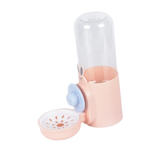 Baoblaze Wasserspender für Haustiere, Tränke, auslaufsicher, 500 ml, Wassernapf, Heimtierbedarf, Wasserzufuhr für Hamster, automatisch, für Hamster, Kleintiere, Rosa von Baoblaze