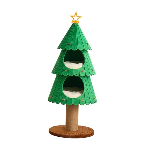 Baoblaze Weihnachtsbaum, Katzenbaum, Katzenbetten, Möbel, Heimdekoration, interaktives Kätzchenspielzeug, Stall mit Kratzbaum, 2 Eigentumswohnungen, Katzenhaus Baoblaze Weihnachtsbaum, Katzenbaum, Katzenbetten, Möbel, Heimdekoration, interaktives Kätzchenspielzeug, Stall mit Kratzbaum, 2 Eigentumswohnungen, Katzenhaus von Baoblaze