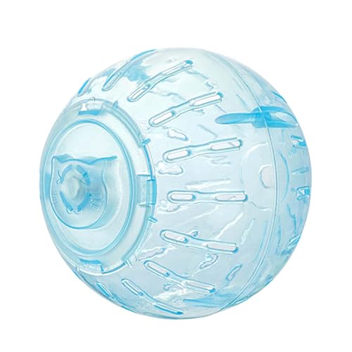 Baoblaze Windmühle Hamster Ball Hamster Übungsball Interaktives Spielzeug Haustier Spielzeug 10 cm Hamster Laufbälle Laufen über Ball für Sport, Blau von Baoblaze