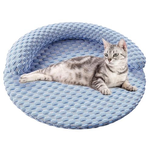 Baoqifong Kühlmatte für Katzen | wasserdichte Hundebett Matte Für Den Sommer | rutschfeste Komfortable Kuscheldecke Für Welpen Kätzchen Drinnen Draußen Haus Auto Ruhe Baoqifong Kühlmatte für Katzen | wasserdichte Hundebett Matte Für Den Sommer | rutschfeste Komfortable Kuscheldecke Für Welpen Kätzchen Drinnen Draußen Haus Auto Ruhe von Baoqifong