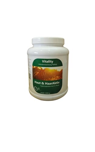 Kräutermischung Vitality Haut&HaarAktiv Pellets - für den Fellwechsel, Mauke bei Pferden, Getreidefrei - Barbara Seitz, 1000 g von Barbara Seitz